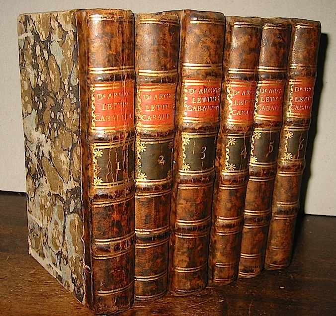 Jean Baptiste de Boyer d'  Argens Lettres cabalistiques... 1741 La Haye Paupie